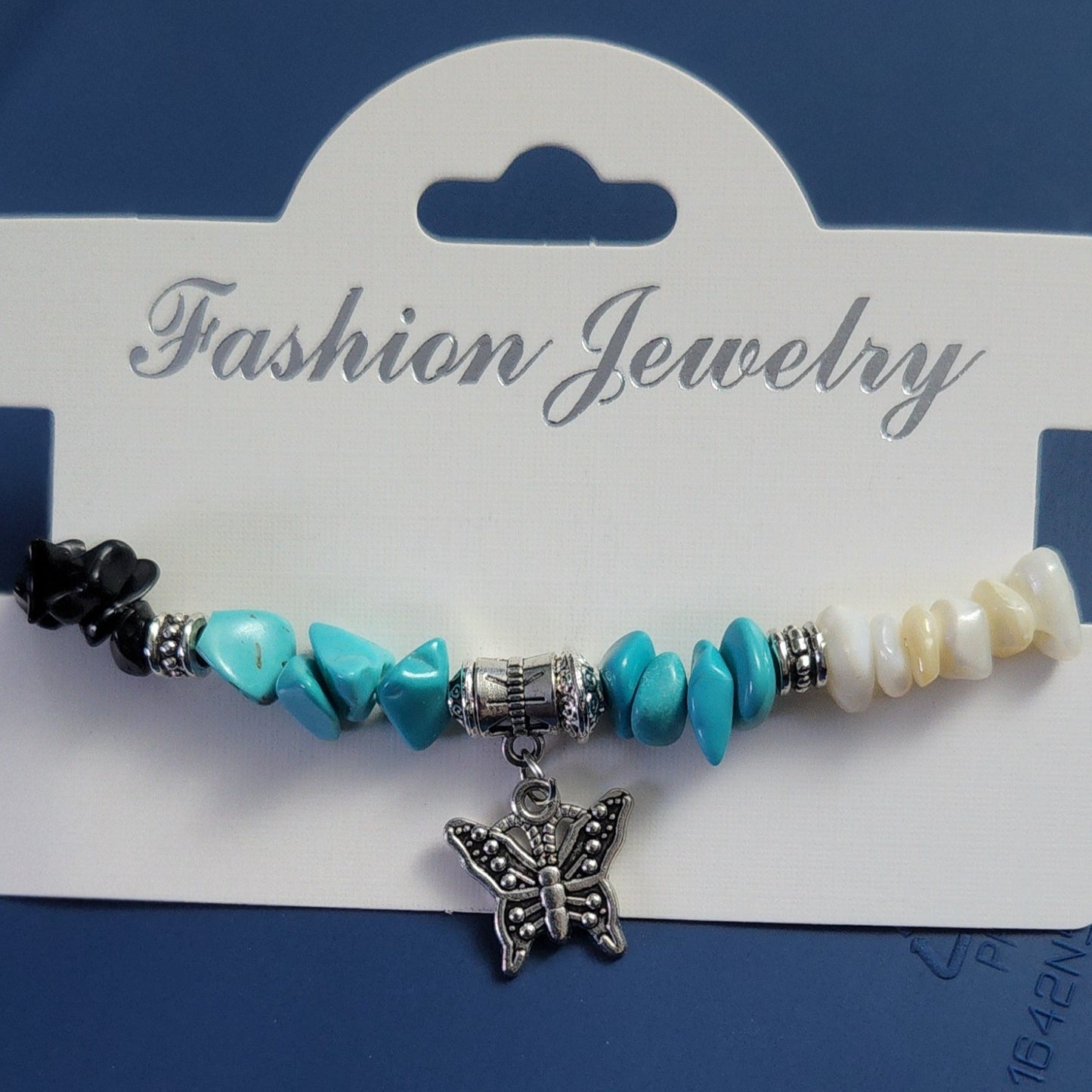 Butterfly charm bracelet