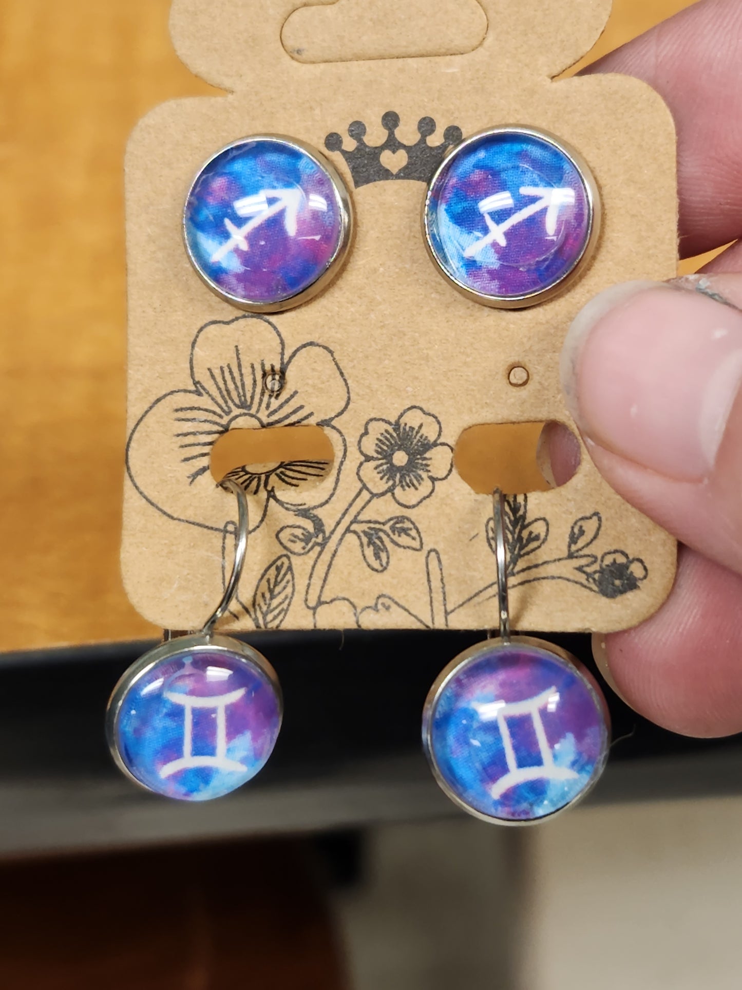 Custom zodiac jewelry sets