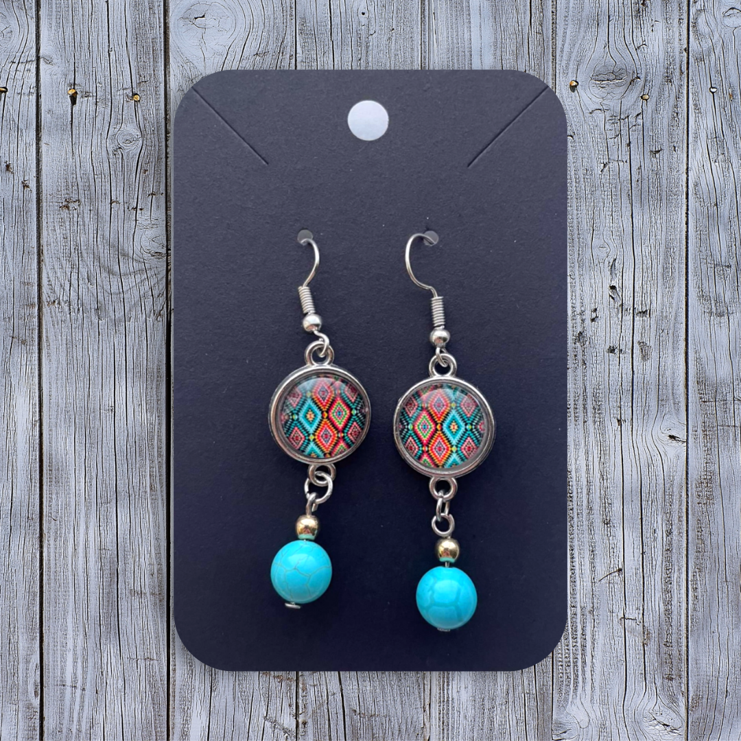 Dangle sales earring set